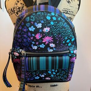 Desigual Multicolor Floral Backpack